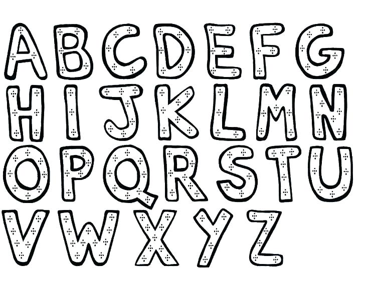 736x574 Bubble Letters Coloring Pages Free Printable Double Bubble Letters