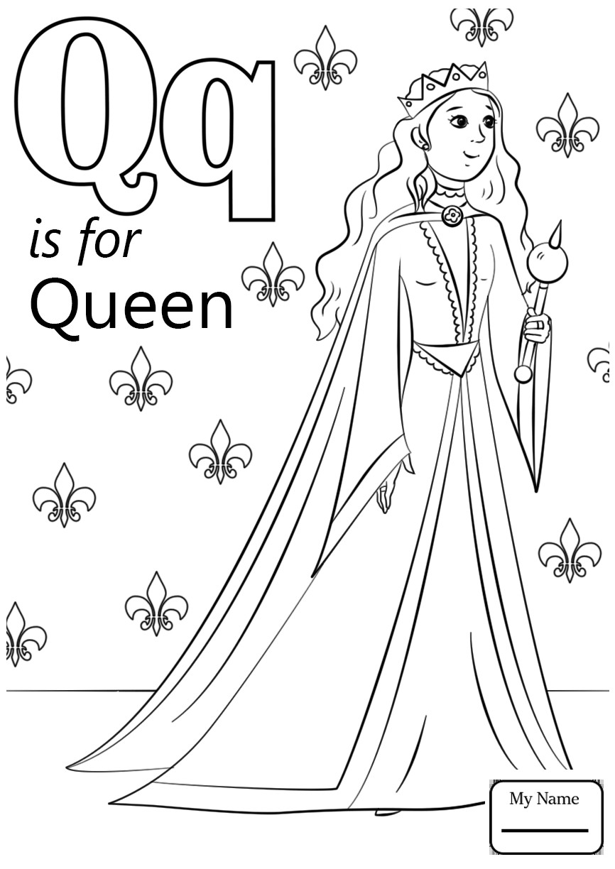 866x1224 Letter Q Coloring Page With Letter Q Coloring Page