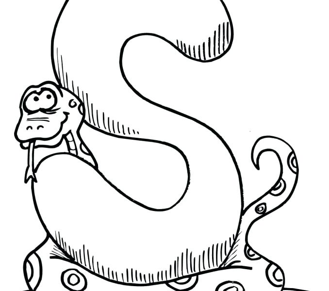 678x600 Letter S Coloring Pages