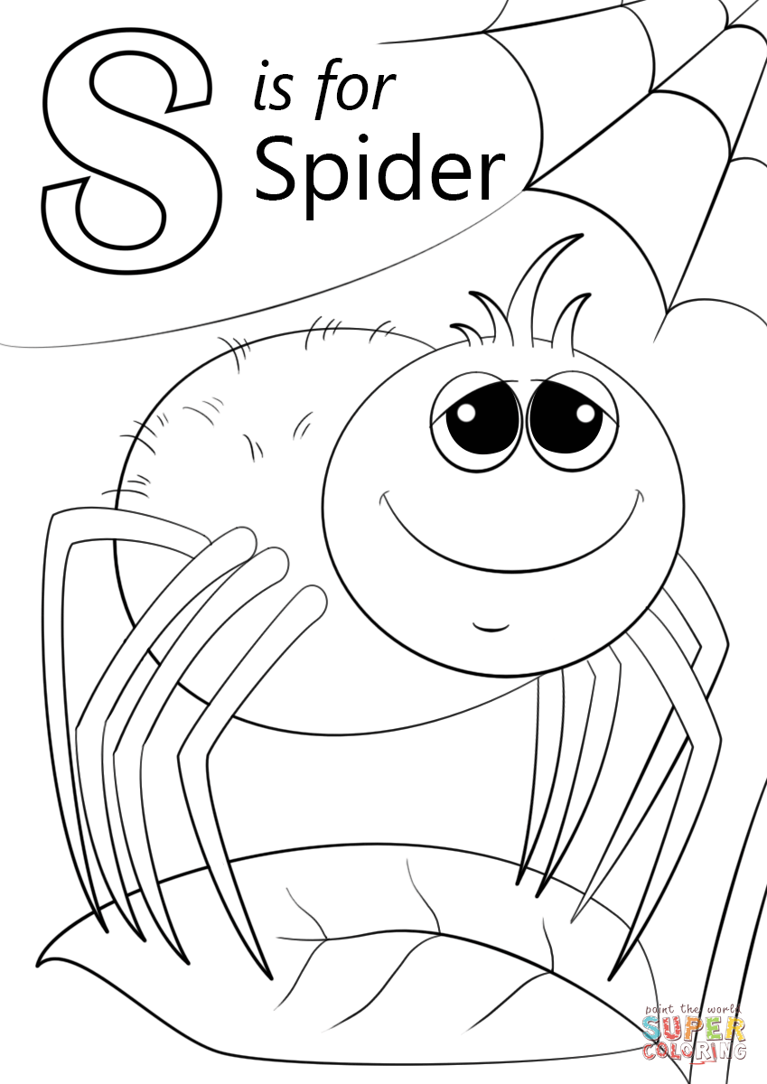 849x1200 Letter S Coloring Page Free Printable Great Kindergarten Pages