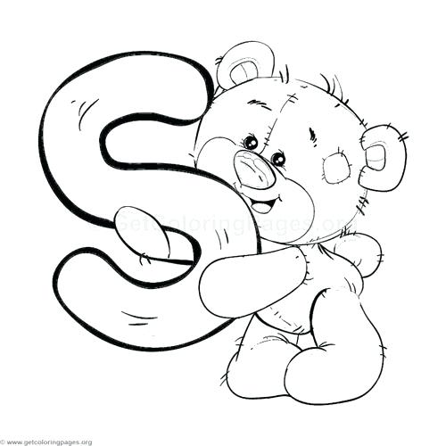500x500 Alphabet Coloring Pages Letter S Coloring Page Letter C Coloring
