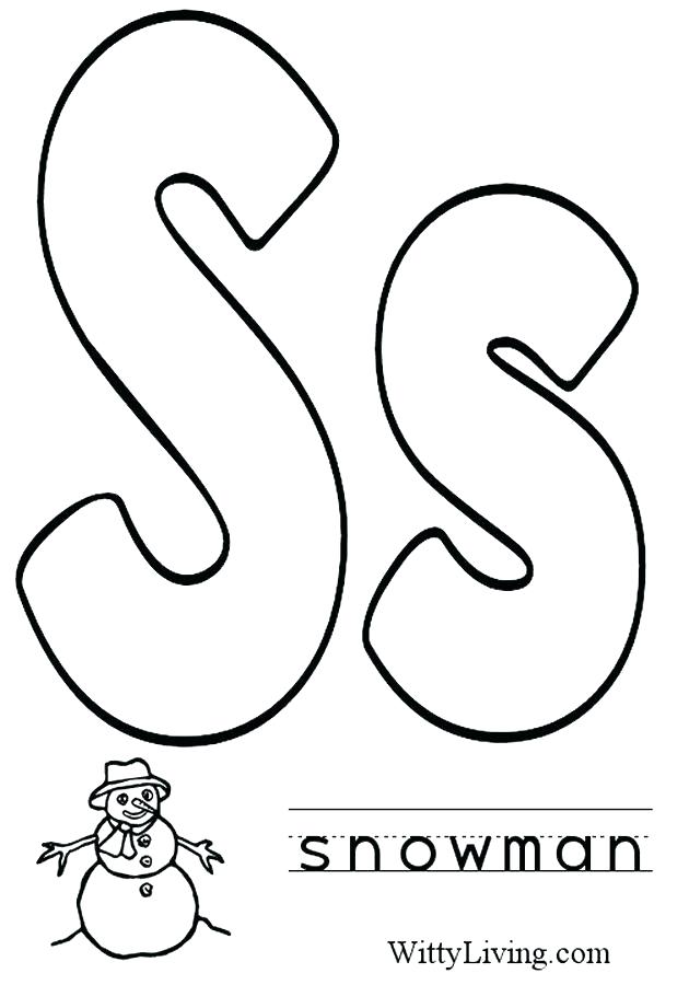 630x900 Letter S Coloring Pages Preschool Letter S Coloring Pages Coloring