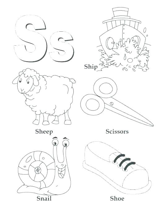 520x673 Coloring Letter S Coloring Sheets
