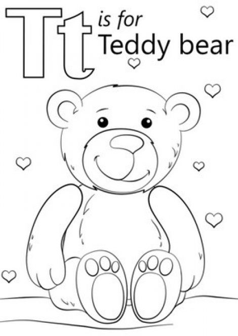 470x663 Letter T Coloring Pages Free Coloring Pages