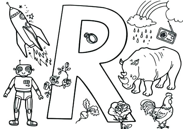 600x424 Letter T Coloring Pages Preschool Print R Page Practice Writing