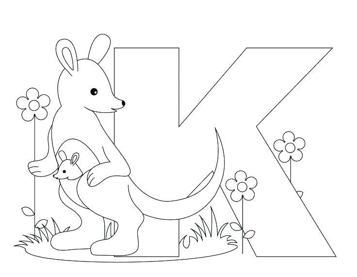 736x572 Abc Coloring Pages For Kindergarten Coloring Alphabets Coloring