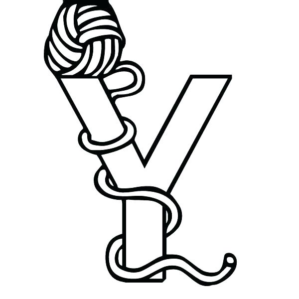 600x600 Letter Y Coloring Page Letter Y Coloring Pages Letter T Coloring