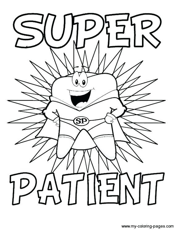 567x743 Dental Coloring Pages Printable New Tooth Color Page Alphabet
