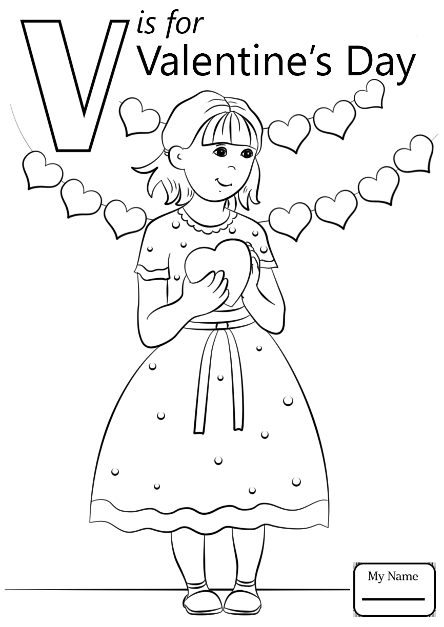 866x1224 Letter V Coloring Pages Of Alphabet Words Forddler Kids
