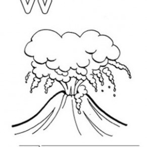 291x291 Preschool Kids Learning Letter V Coloring Page Preschool