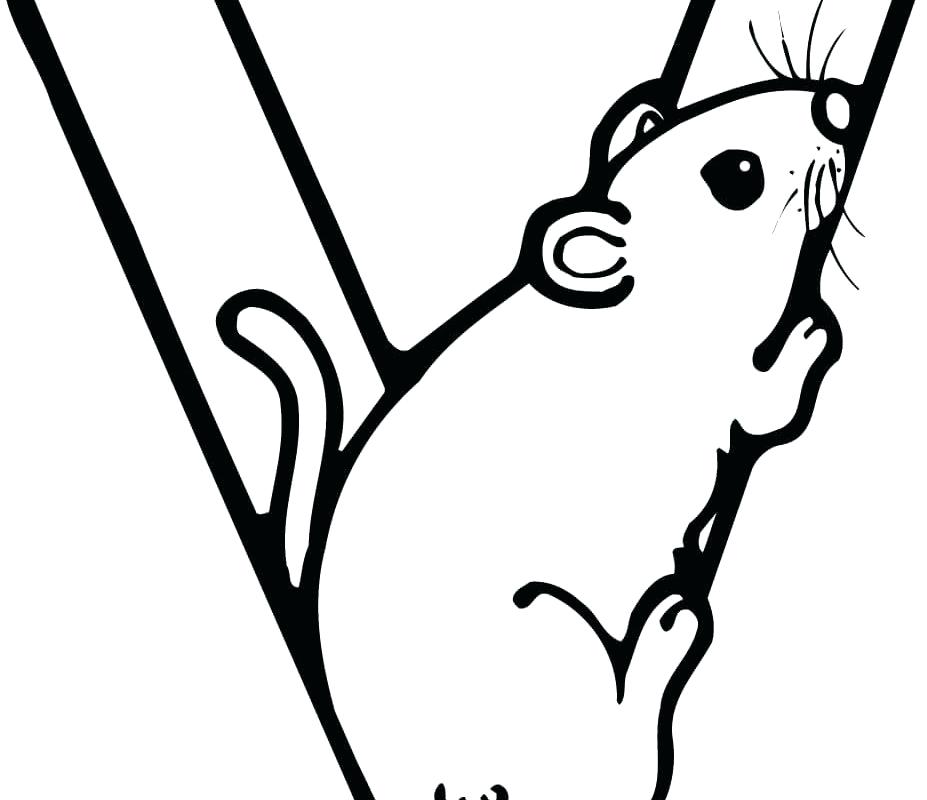 927x800 Letter V Coloring Pages Free Printable For Kids Preschool Stock