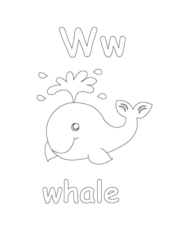 600x777 W Coloring Page Letter W Coloring Pages W Coloring Page Letter W
