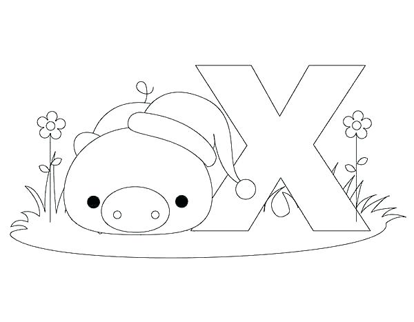600x467 Letter X Coloring Letter X Coloring Page Letter X Coloring Page