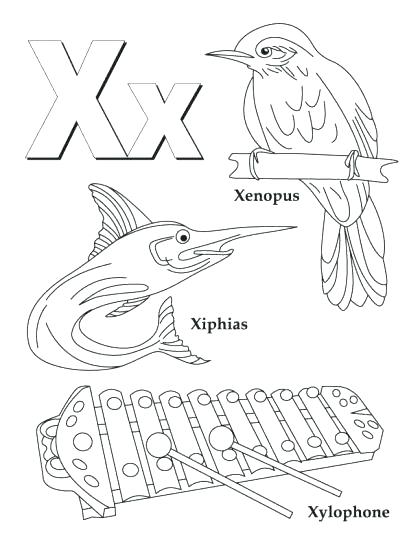 420x543 Letter X Coloring Page Letter X Coloring Page My A To Z Coloring
