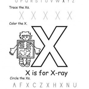 291x291 Preschool Letter X Pages Coloring Pages