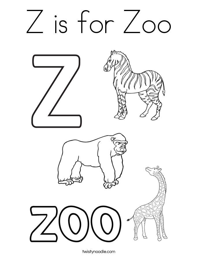 685x886 Letter Z Coloring Pages