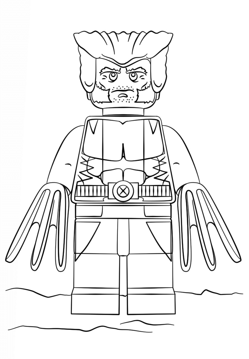 824x1186 Lego Super Heroes Lex Luthor Coloring Page