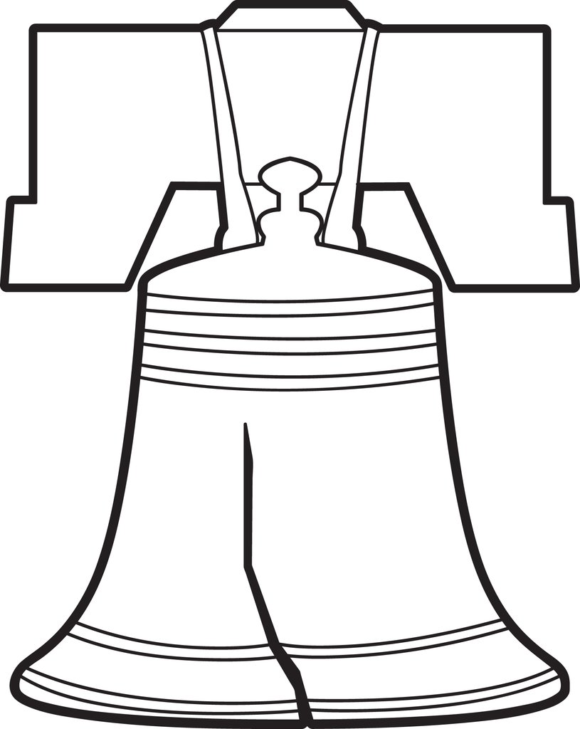 815x1024 Free, Printable Liberty Bell Coloring Page For Kids Supplyme