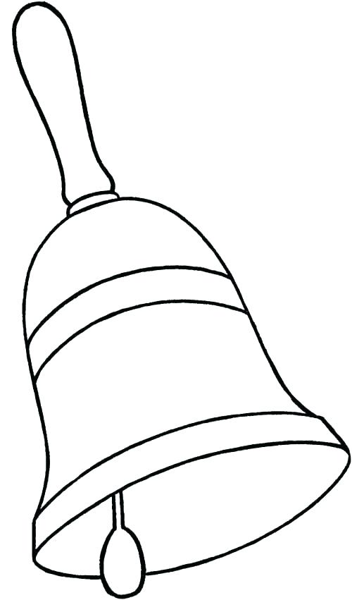 500x851 Liberty Bell Drawing Bells Coloring Pages Jingle Bells Coloring