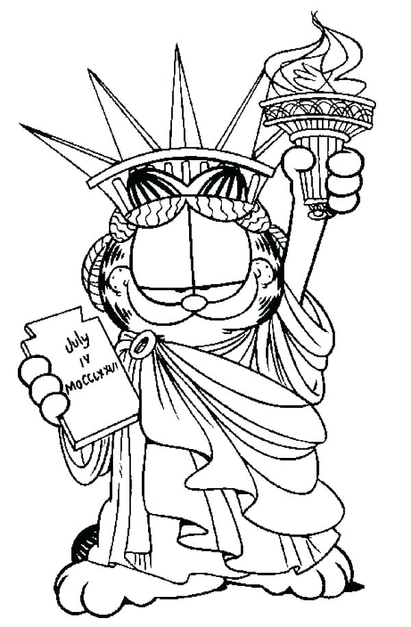 600x916 Statue Liberty Crown Coloring Page Coloring Pages Statue