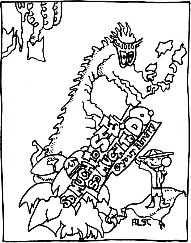 618x785 Library Coloring Pages