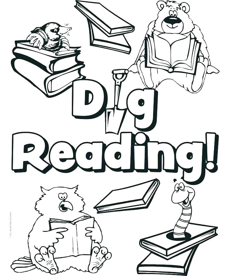 736x888 Library Coloring Sheets