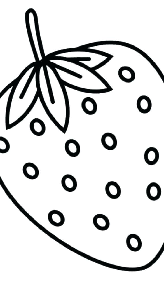 640x1136 Plate Coloring Page Strawberry Coloring Pages Strawberry Coloring