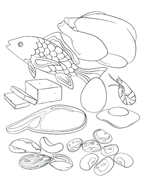 463x600 My Plate Coloring Page