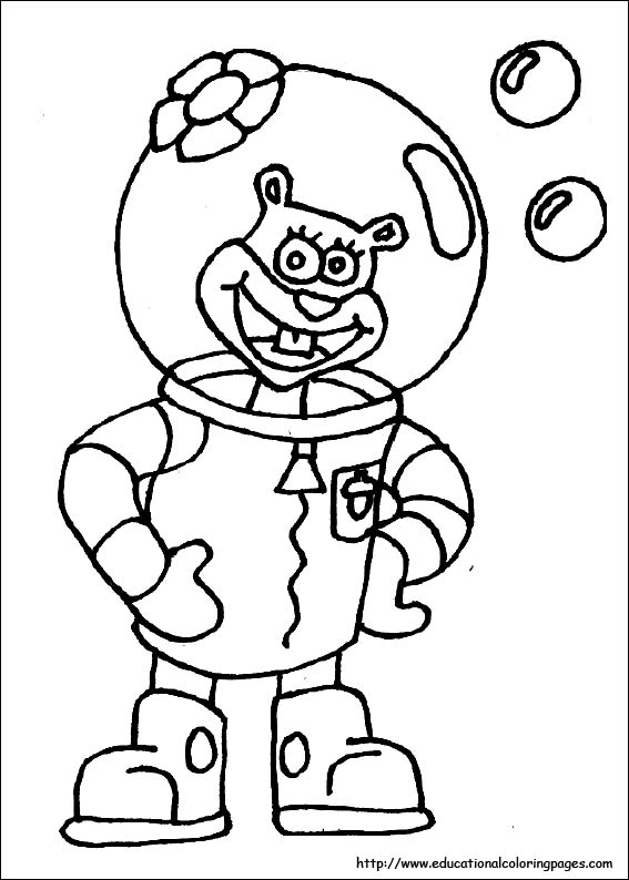 567x794 Spongebob Coloring Pages Free For Kids