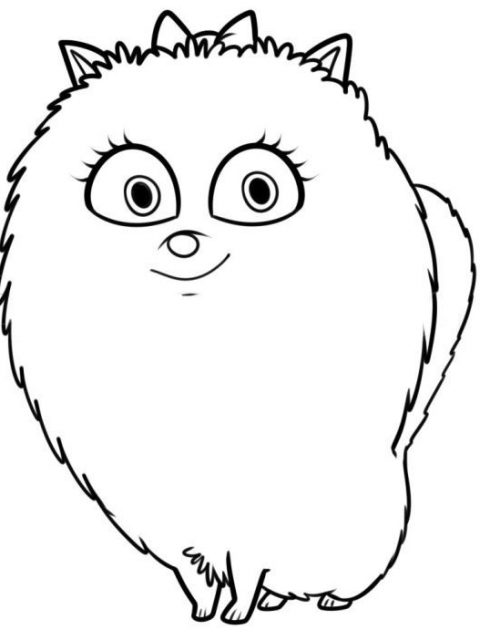 480x640 Secret Life Of Pets Coloring Pages Pictures To Color