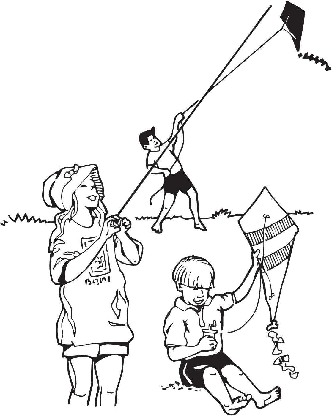 1117x1400 Coloring Pages Of Child Flying Kites Trends For Gt Flying Kite