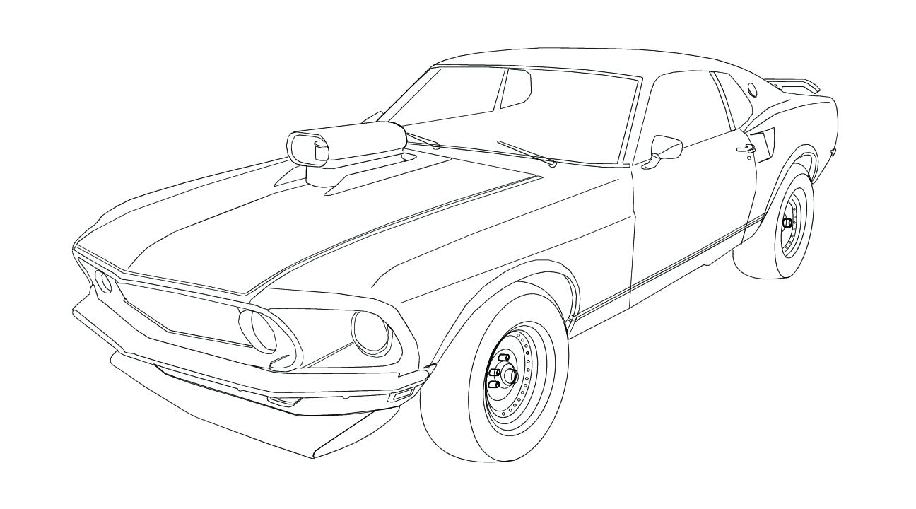 1296x720 Coloring Page Ford Coloring Pages Free Of Logo Mustang Lifted