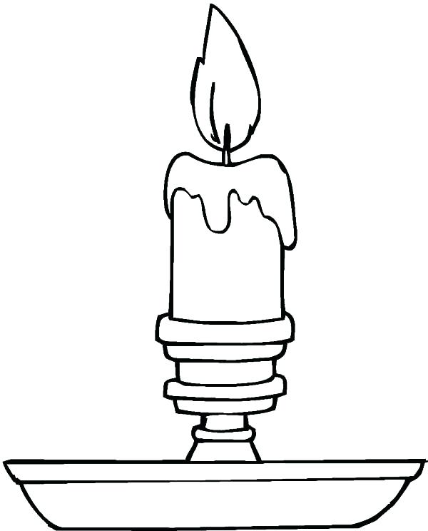 600x744 Light Coloring Page Candle Light In Night Coloring Pages Traffic