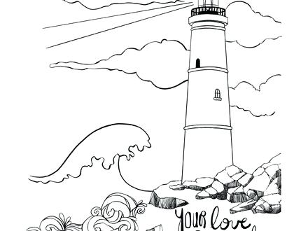 440x330 Lighthouse Coloring Pages Lighthouse Coloring Pages Printable