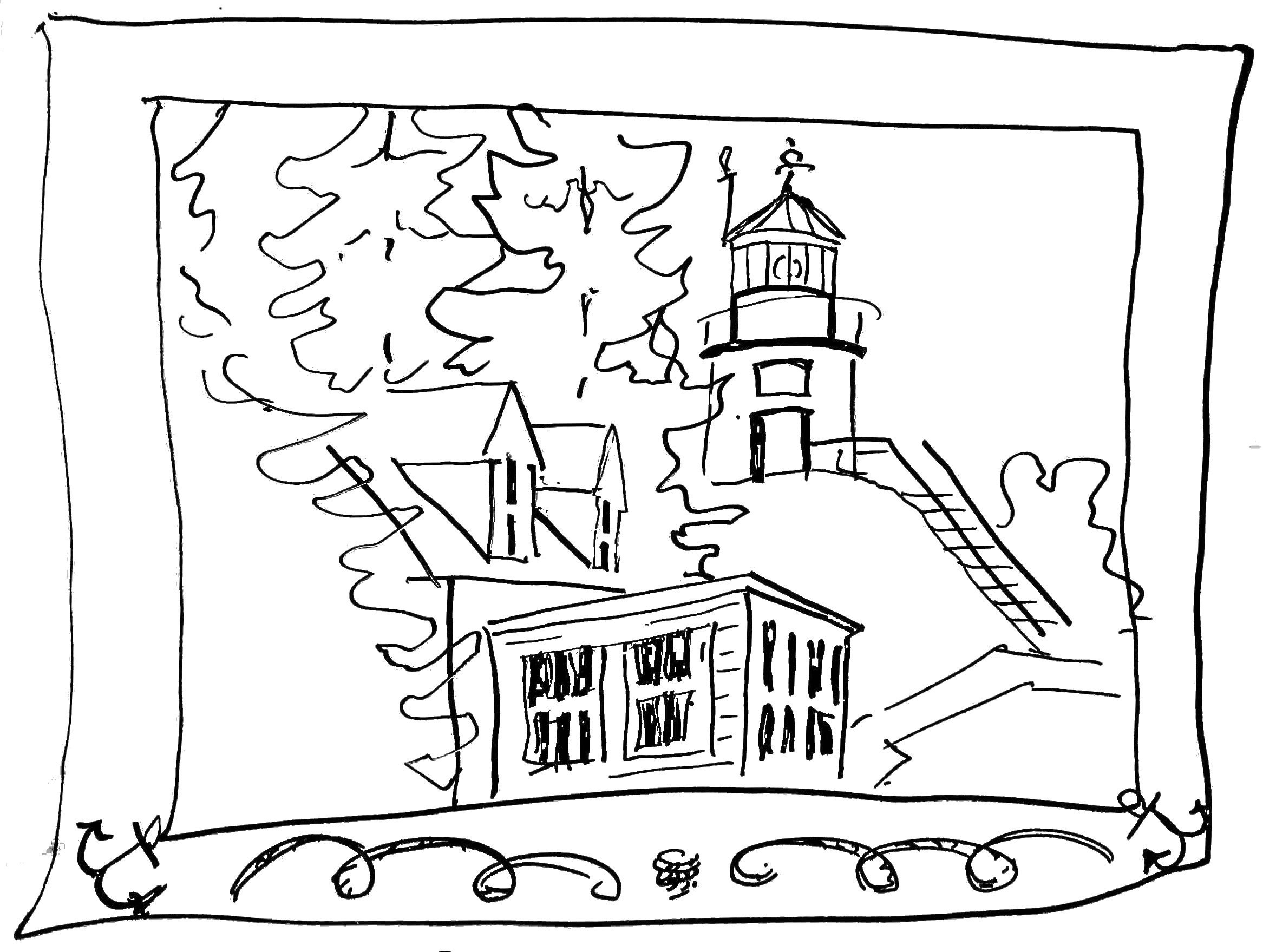 Lighthouse Coloring Pages Printable