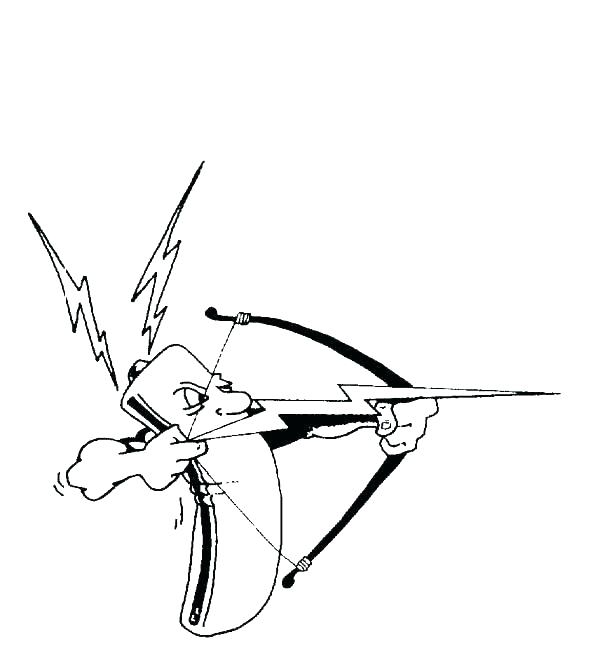 600x660 Lightning Bolt Coloring Page Lightning Bolt Coloring Page