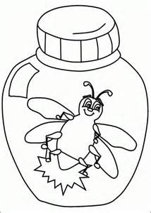 214x300 Lightning Bug Coloring Page