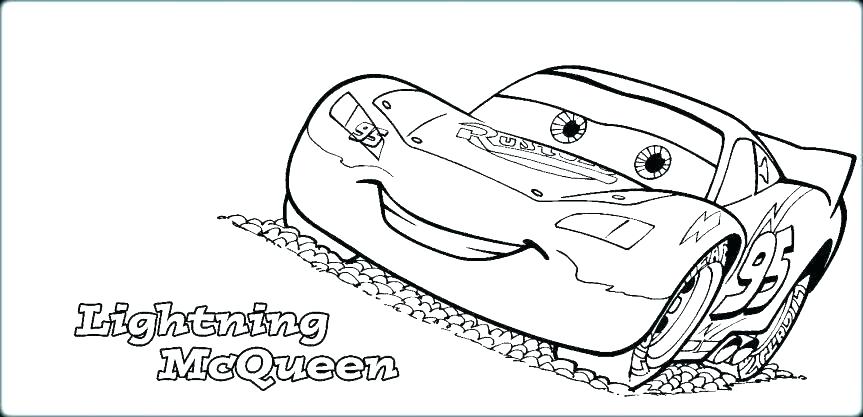 863x417 Lightning Coloring Pages Amazing Cars Free Color