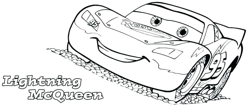 863x371 Lightning Mcqueen Color Pages