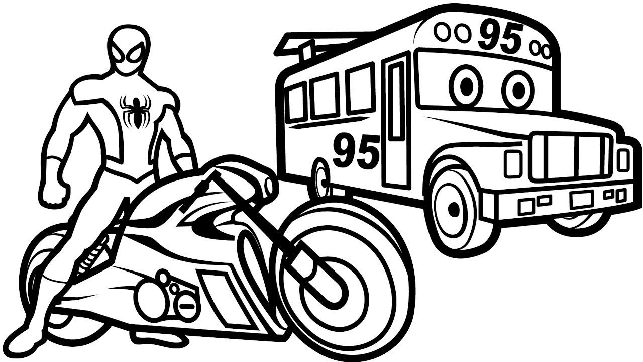 1280x720 Lightning Mcqueen Coloring Pages