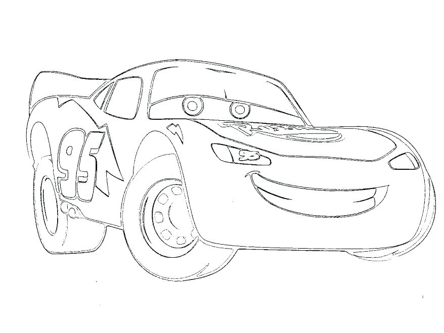 878x659 Lightning Mcqueen Coloring Page