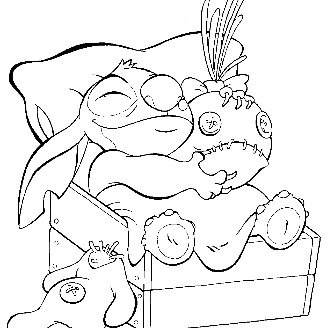 1290x1267 Free Printable Lilo And Stitch Coloring Pages For Kids