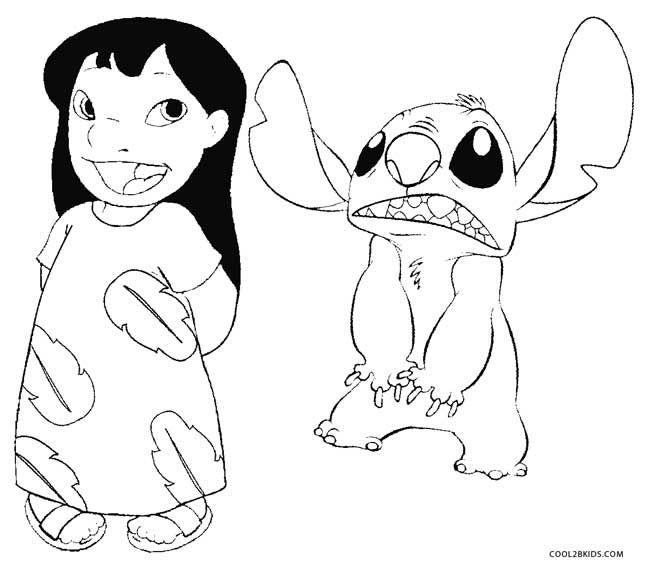648x567 Printable Lilo And Stitch Coloring Pages For Kids