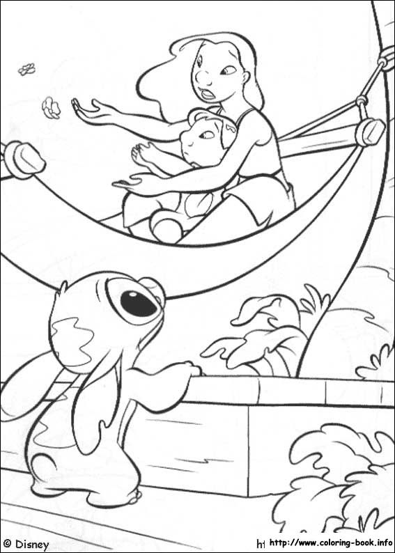 567x794 Lilo And Stitch Coloring Picture W Disney