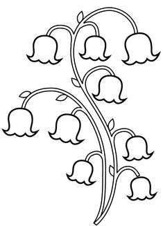 235x327 Lily Coloring Pages Lily Of The Valley Coloring Online Cake