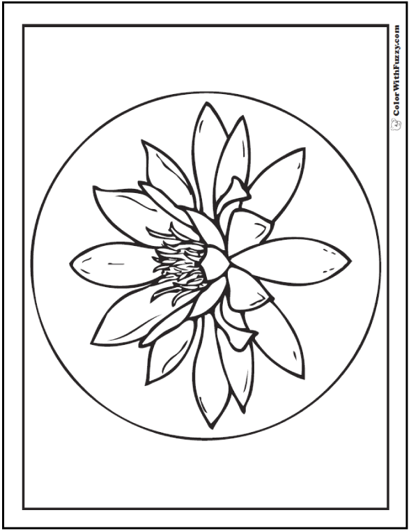 590x762 Lily Coloring Pages Customize Pdf Printables