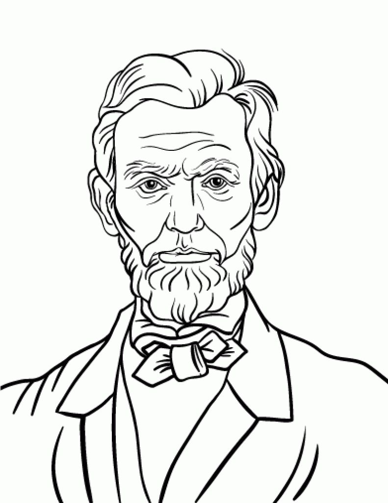 791x1024 Shocking Abraham Lincoln Coloring Best Eagleeme For Memorial Page