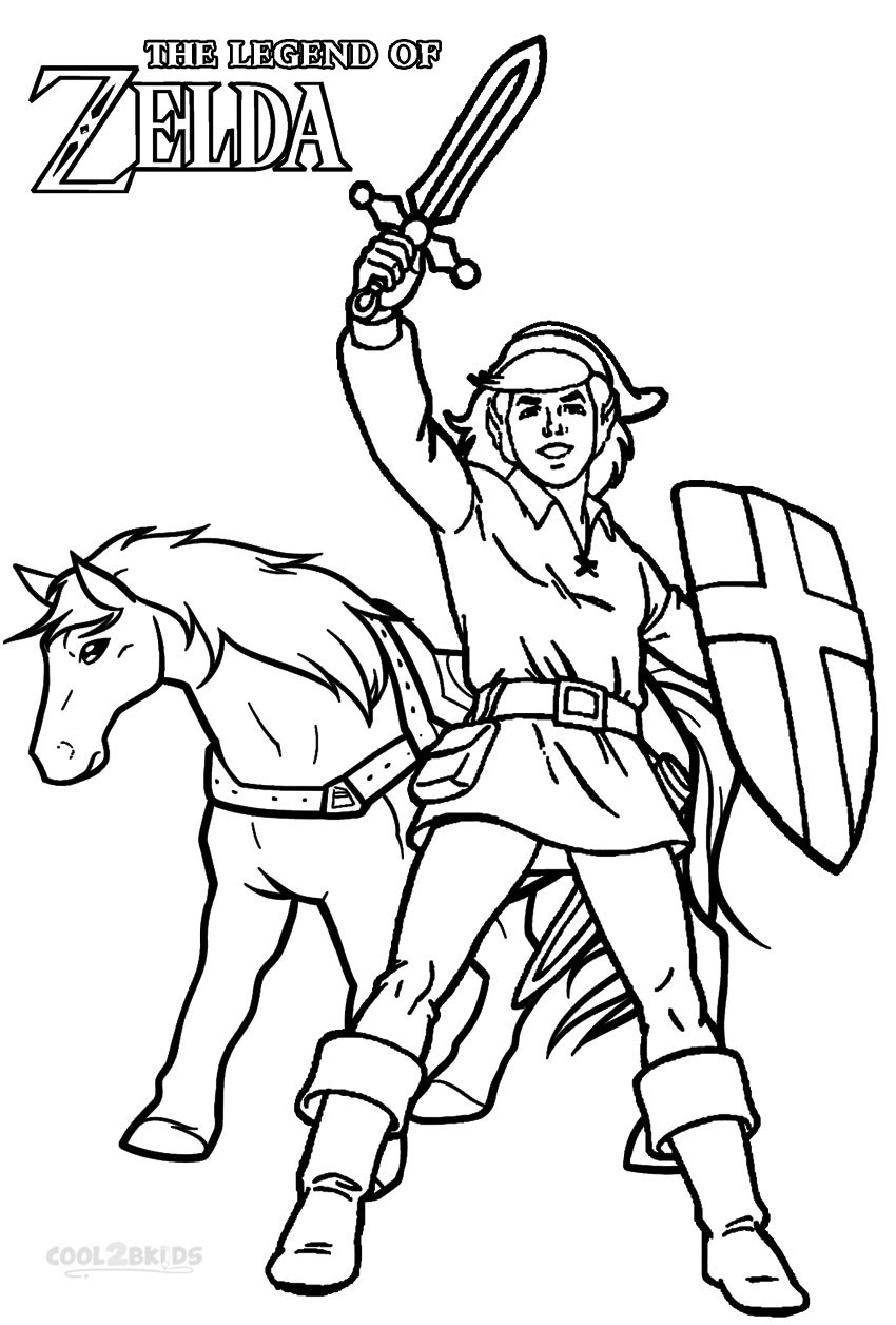 850x1256 Elegant Zelda Link Coloring Pages About Zelda Coloring Pages