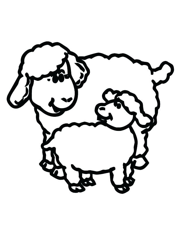 630x810 Baa Black Sheep Printable Coloring Page Picture Lamb Sheep Free