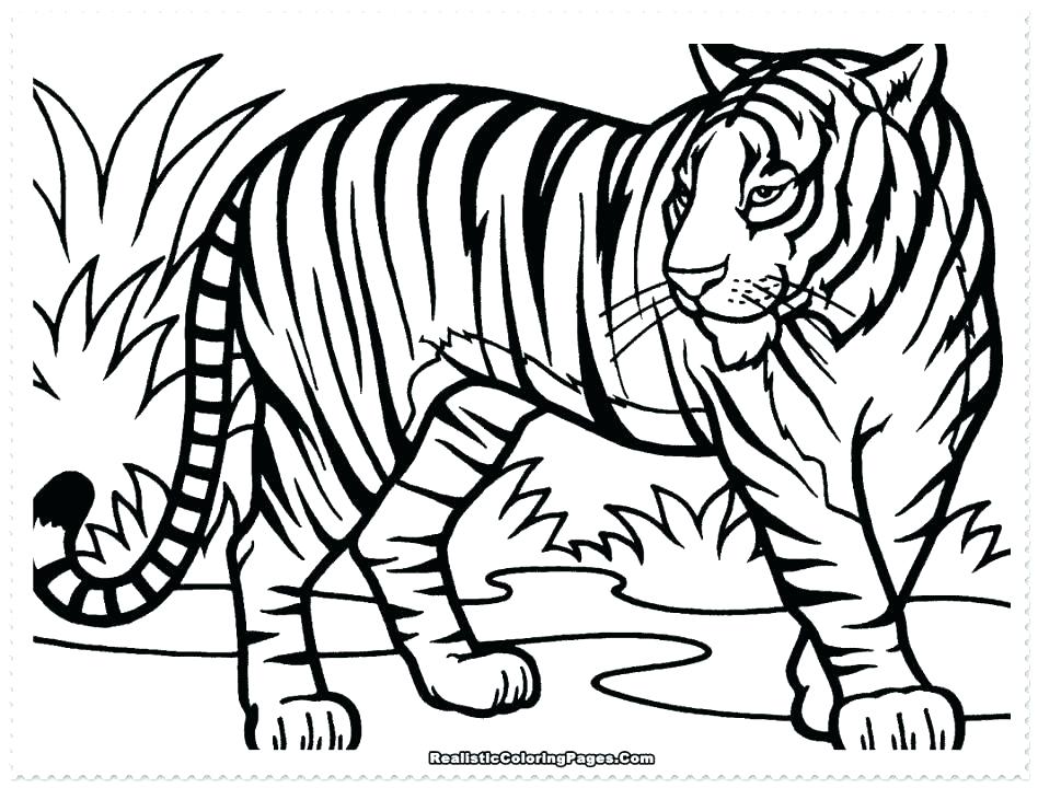 948x720 Coloring Pages Of Tigers Tiger Printable Coloring Pages Tiger